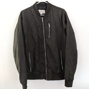 Dark Green Bomber Jacket